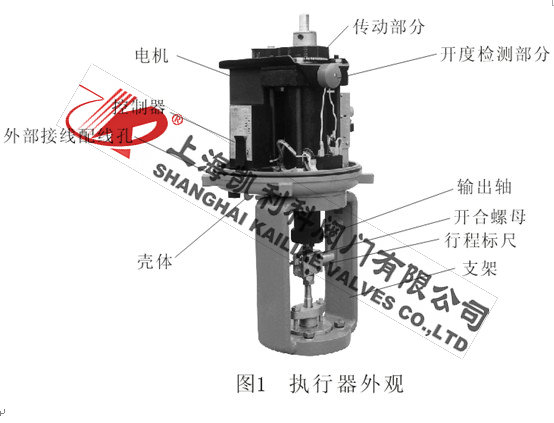 ZZWPE電動(dòng)溫度調節閥執行機構結構圖